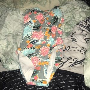 Floral One Piece Swimsuit